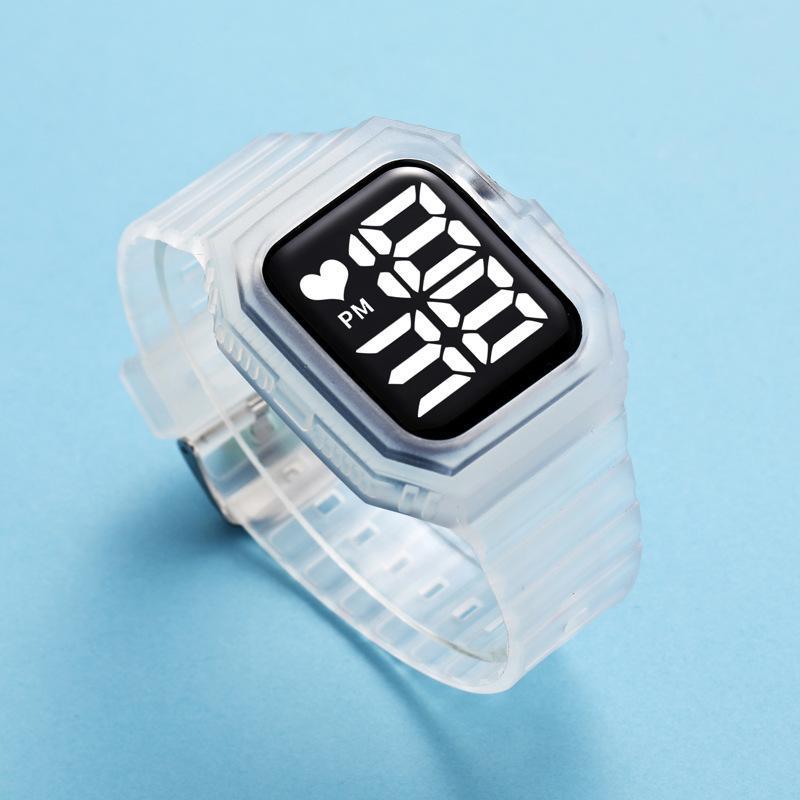 ساعت مچی LED طرح اپل مدل گارد (شفاف)