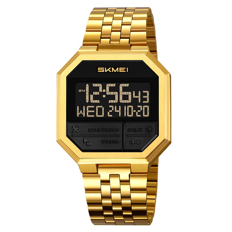 ساعت مچی مردانه دیجیتال مدل 2350 Skmei (طلایی)
