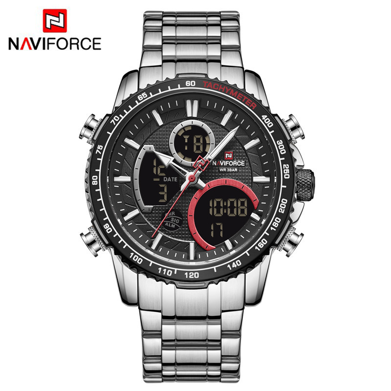 ساعت مچی دوزمانه مردانه naviforce مدل NF9182