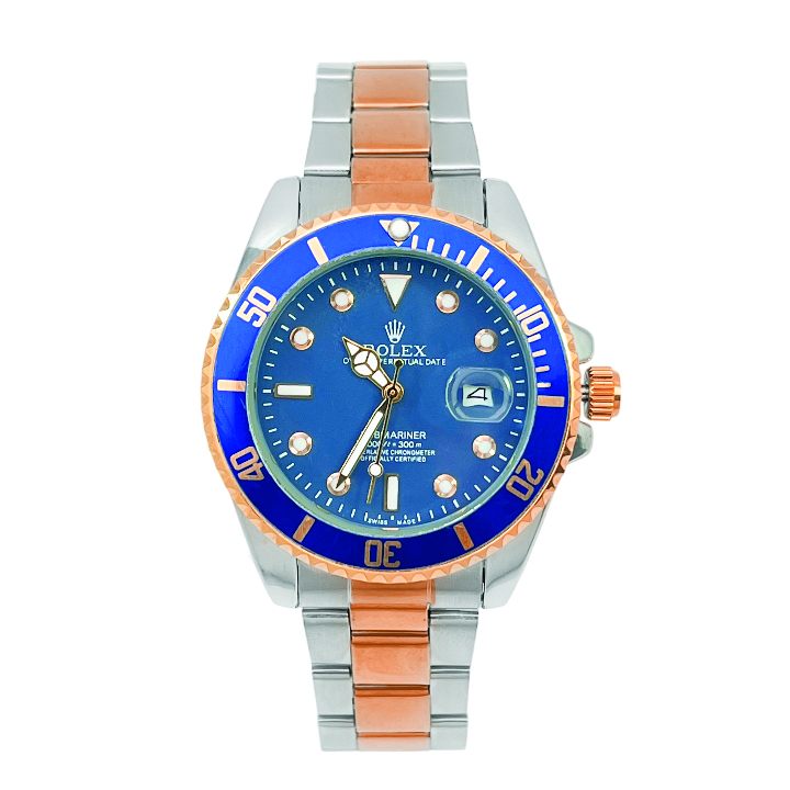 دورنگ رزگلد صفحه آبی / مردانه-13