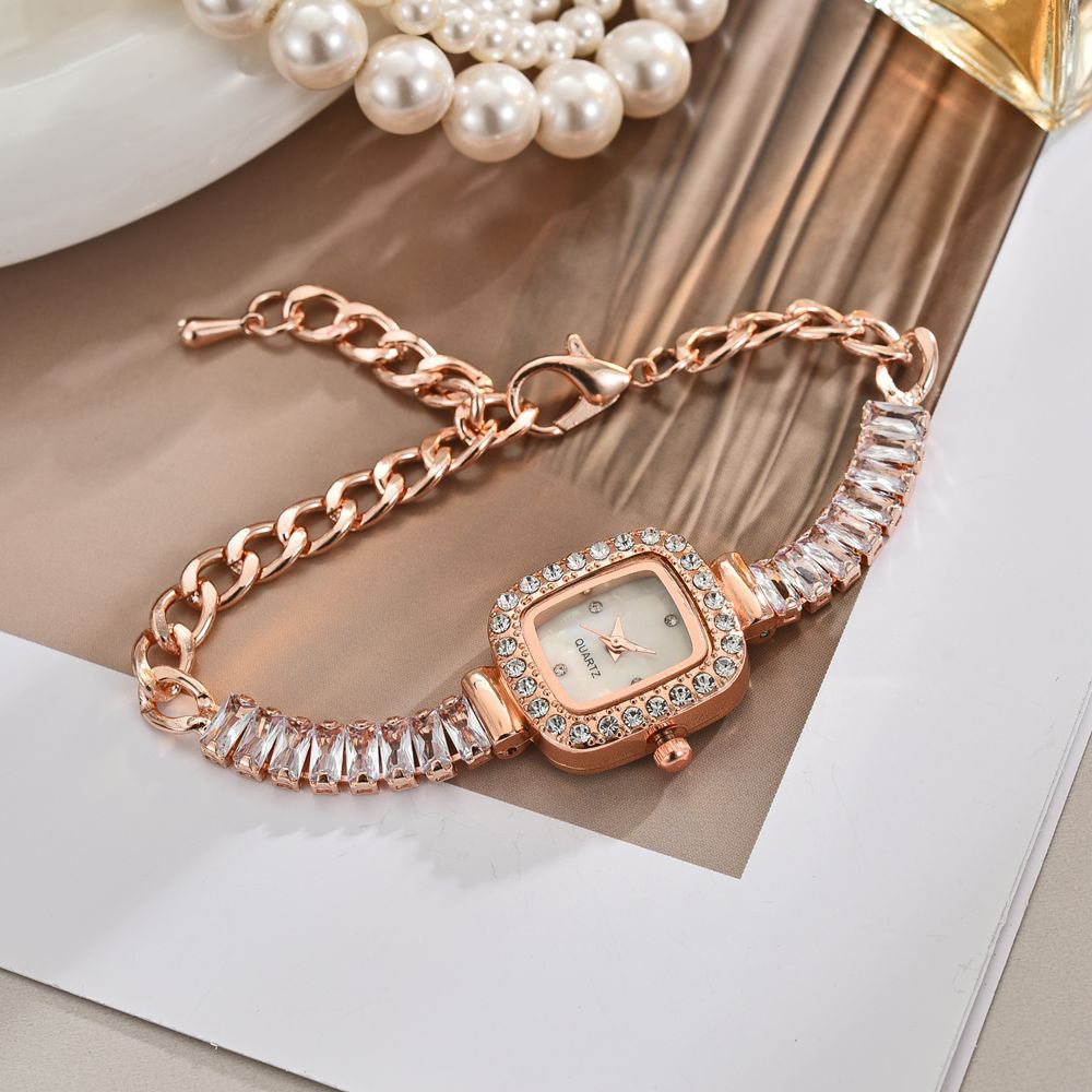 ساعت مچی زنانه بند تنیسی (رزگلد)