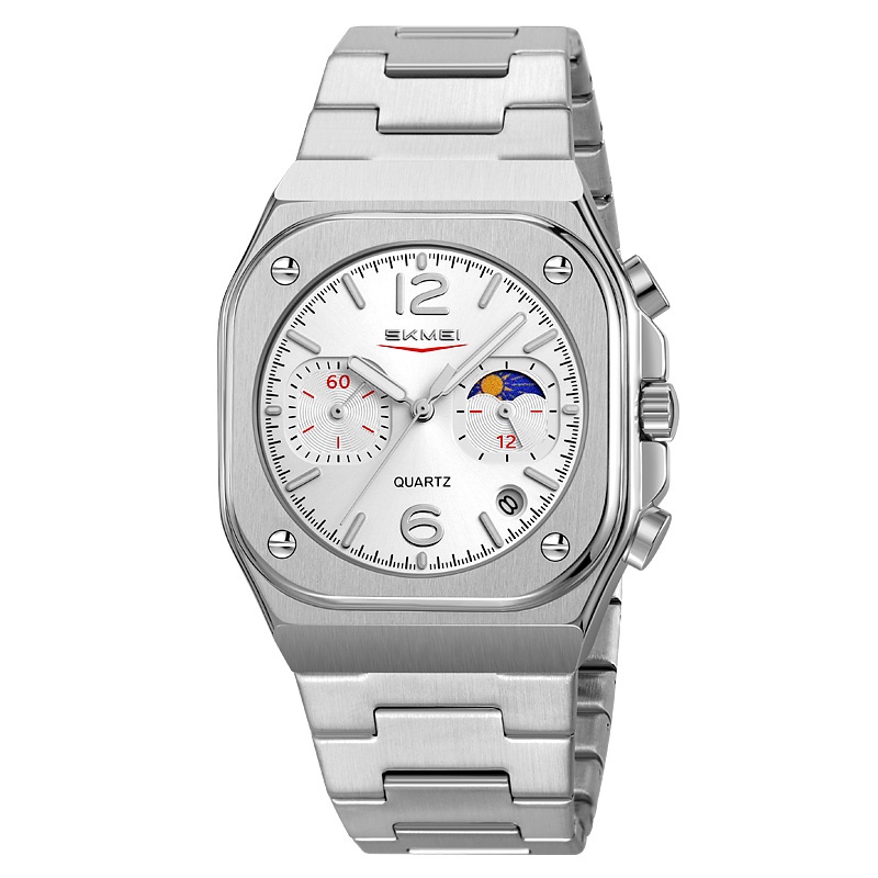 ساعت مچی مردانه استیل مدل 9368 Skmei (صفحه سفید)